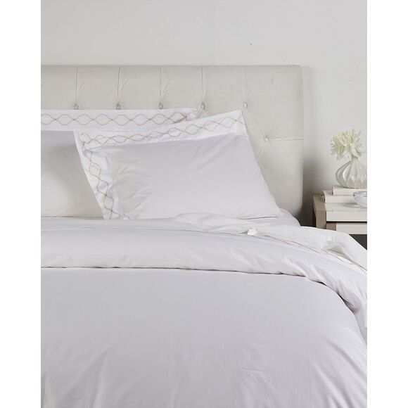 Maurizio Italy Royal Trellis Duvet Set, White - Picture 1 of 2